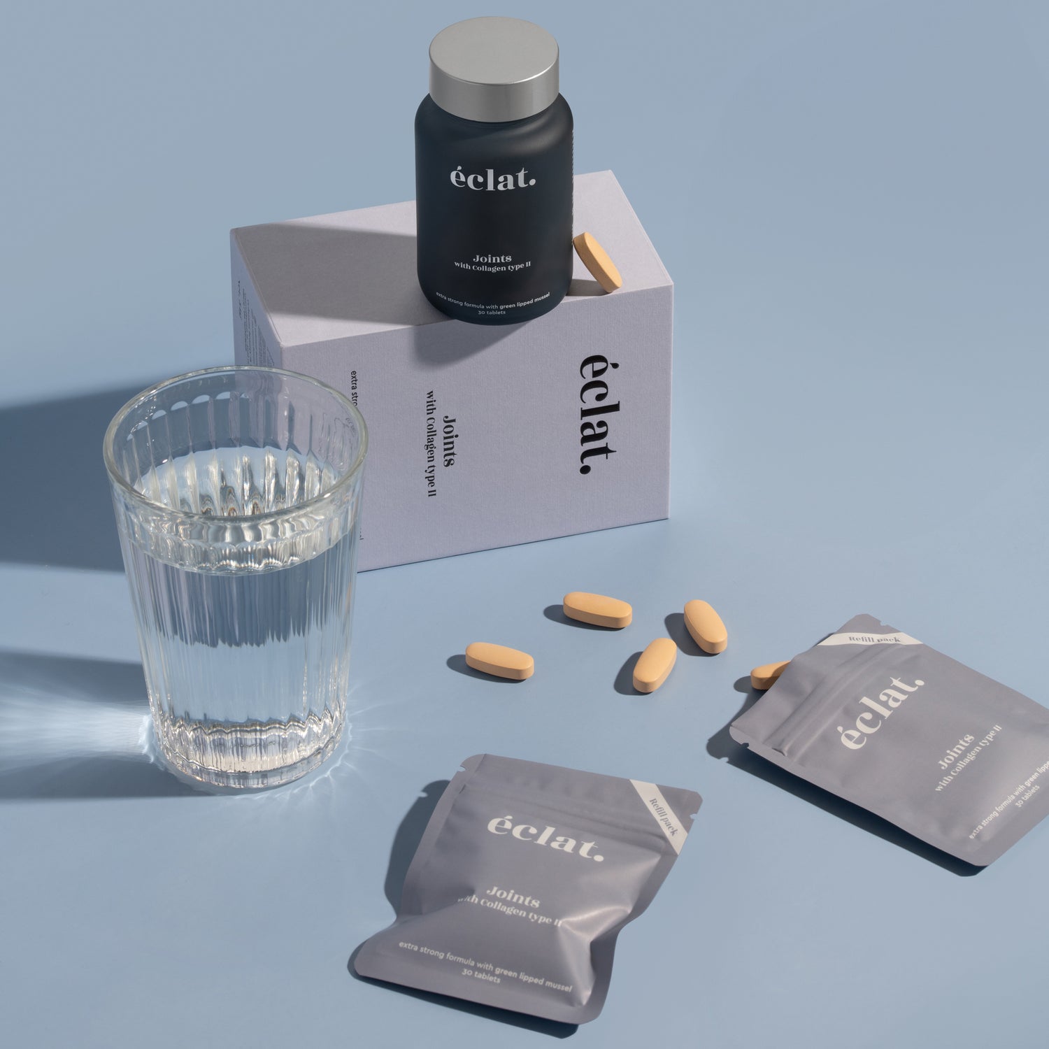 Joint Support - met Collageen Type II & Groenlipmossel + navulverpakkingen (2x)