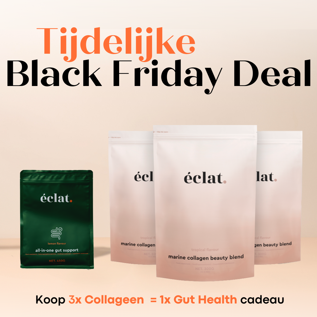 Z. Black Friday Deal Gut-Support Marine: Marine Collageen (3x) + All-in-one Gut Support (450 gram) - lemon flavour