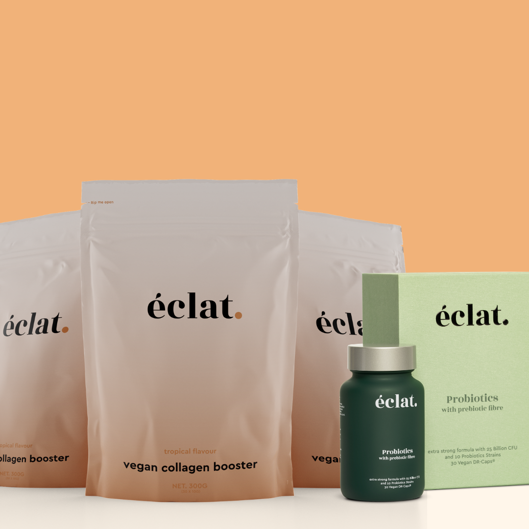 Tijdelijke deal: (3x) Vegan Collageen Booster + GRATIS Pre & Probiotica Complex