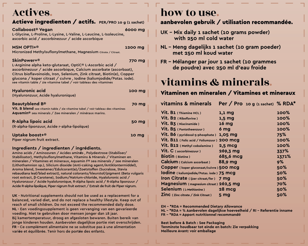 Vegan Collageen Booster (3x)