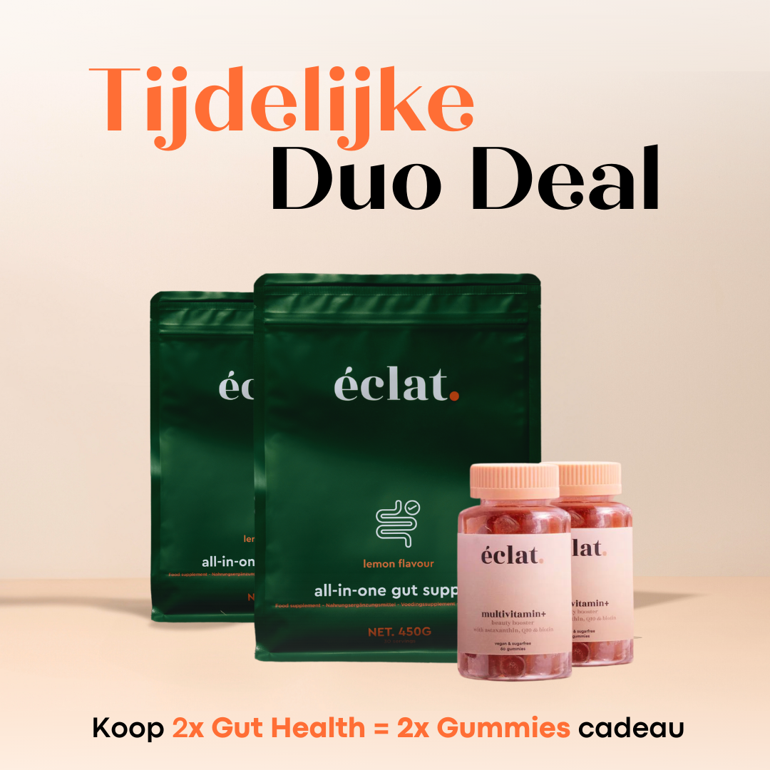 Gut Bundel Deal: 2x All-in-one Gut Support - lemon + 2x GRATIS Vitamine Gummies