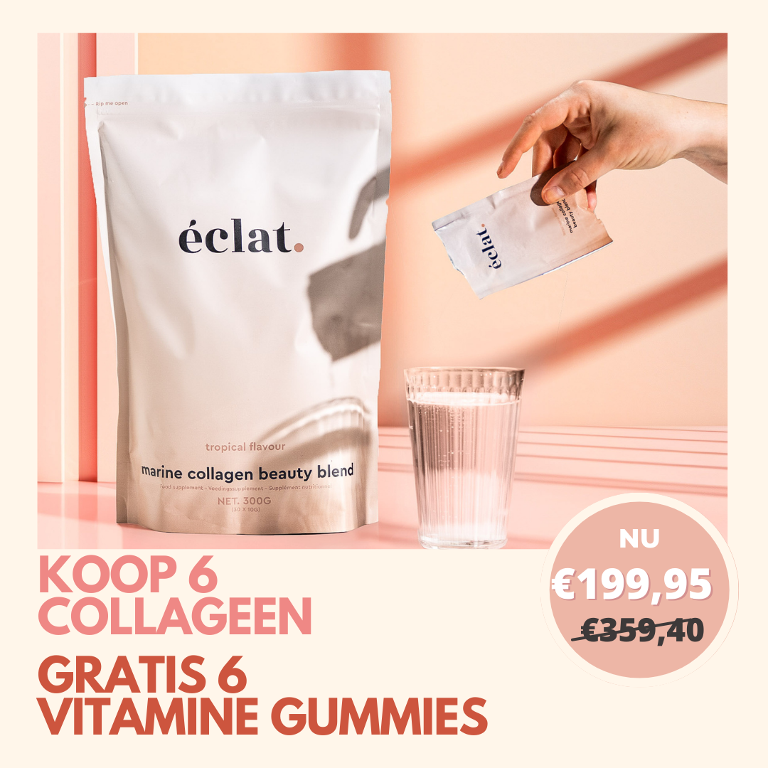x Summer Glow Deal: Marine Collageen (6x) + Vitamine Gummies (6x)