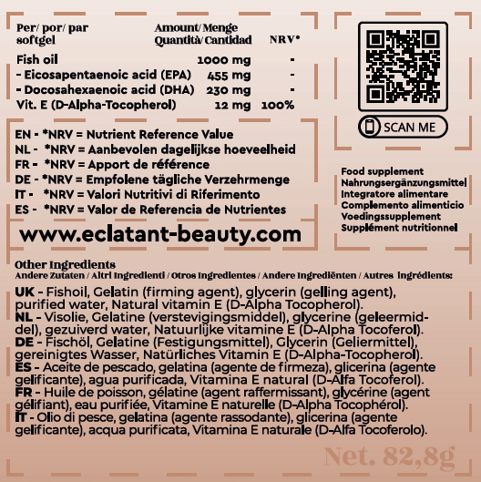 Omega 3 (triple strength) - 60 capsules