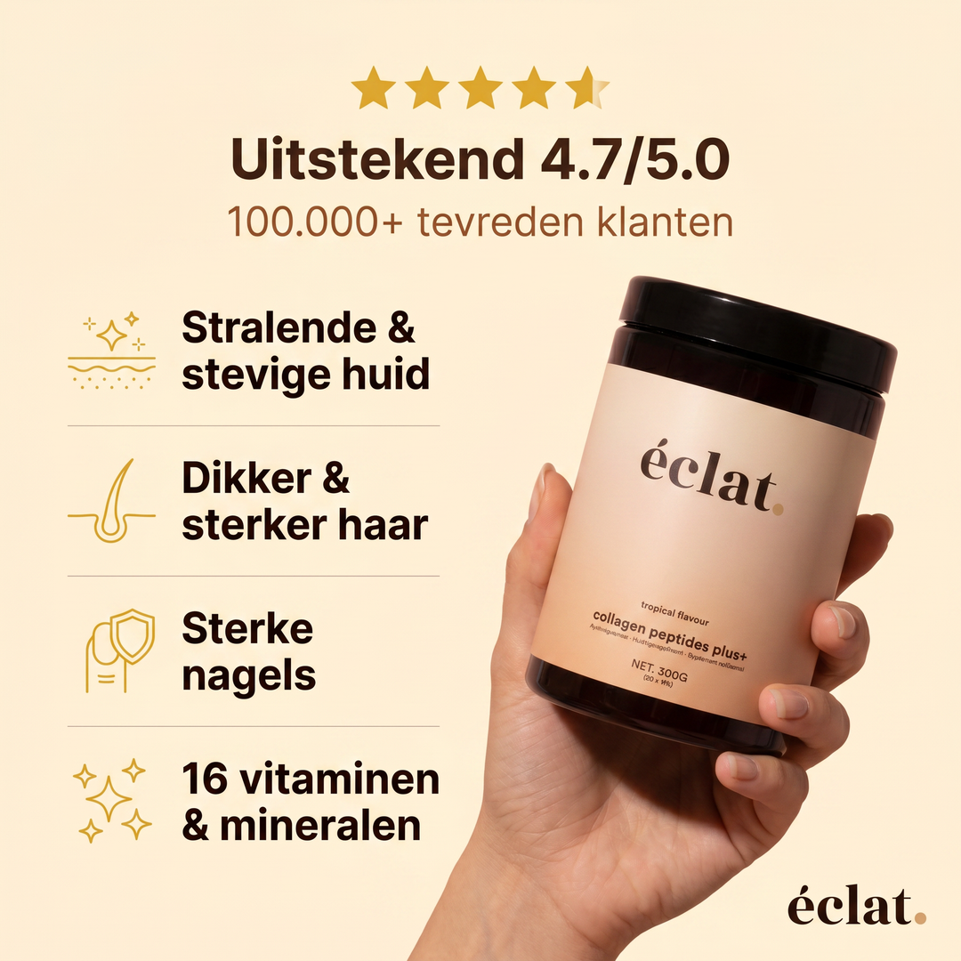 Collageen Peptides Plus+ (pot - 300 gram - 30 doseringen - bovine - tropical) - 3x