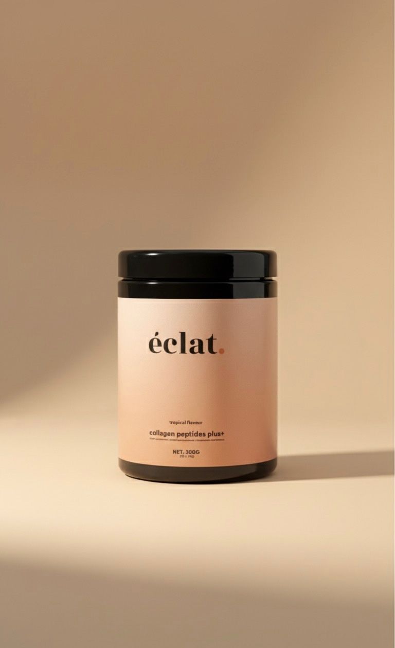 Collagen Peptides Plus+ (pot - 300 gram - 30 doseringen - rund - tropical)