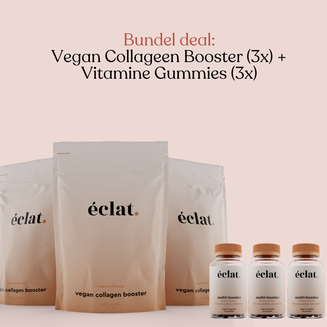x Bundel Deal: Vegan Collageen Booster (3x) + Vitamine Gummies (3x)